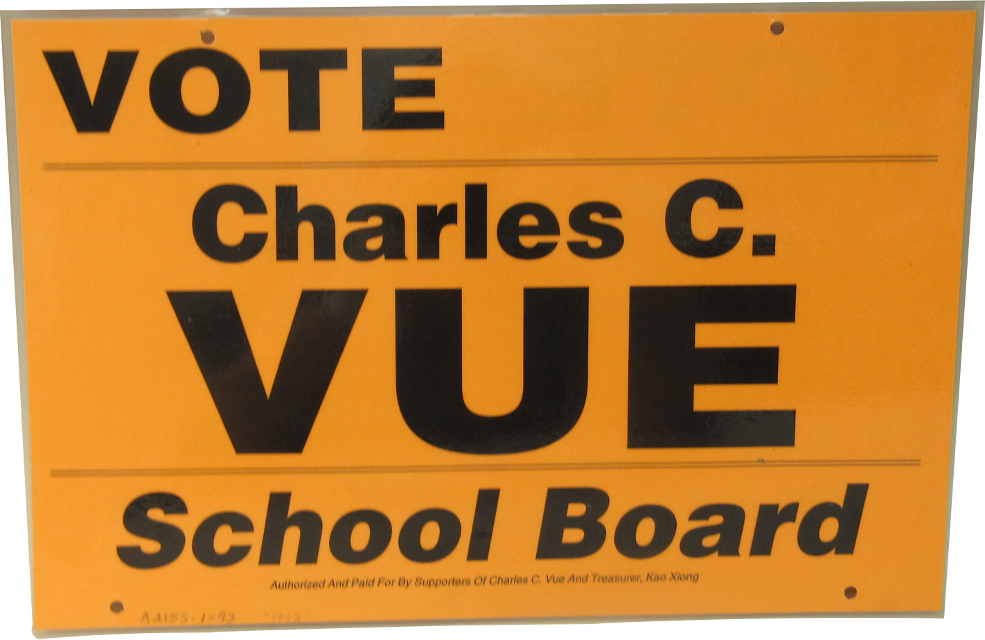 Charles Vue Sign